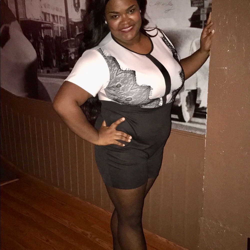 Black & White Romper